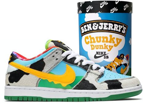 ben en jerry schoenen nike|Nike chunky dunkies.